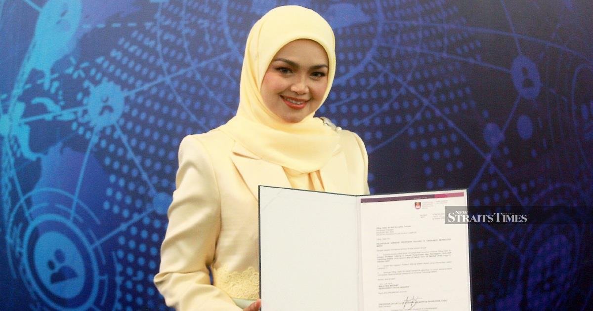 #SHOWBIZ: Siti Nurhaliza appointed UiTM adjunct professor