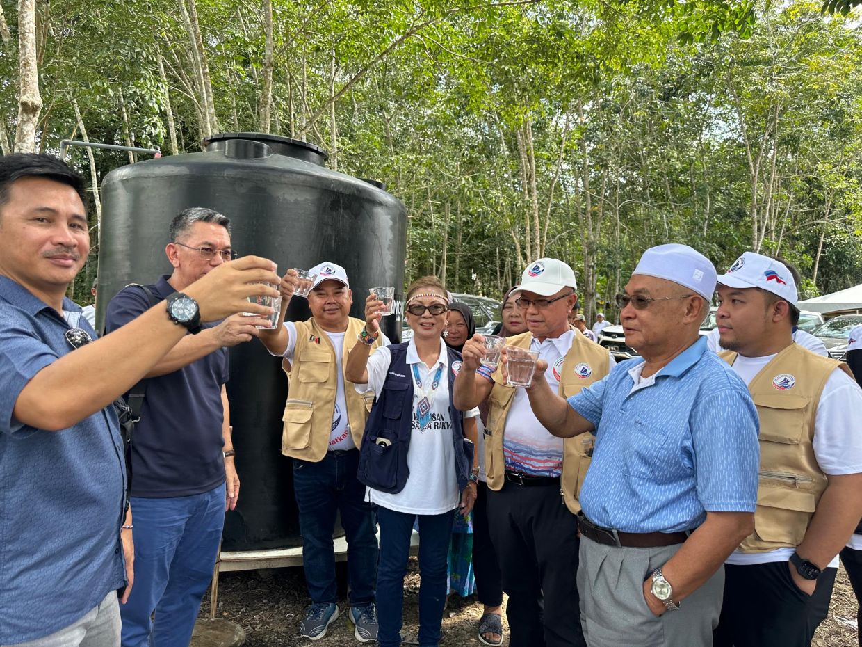 Sabah polls: Villagers get clean water with chemical-free treatment system