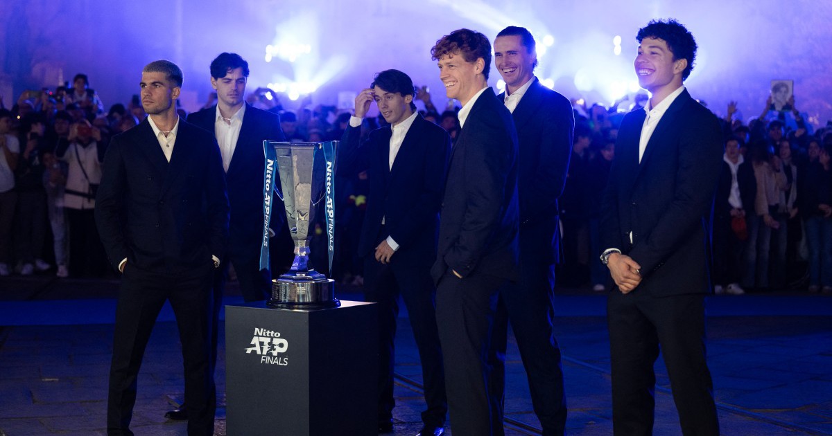 Sinner defends ATP Finals title with rival Alcaraz in the hunt