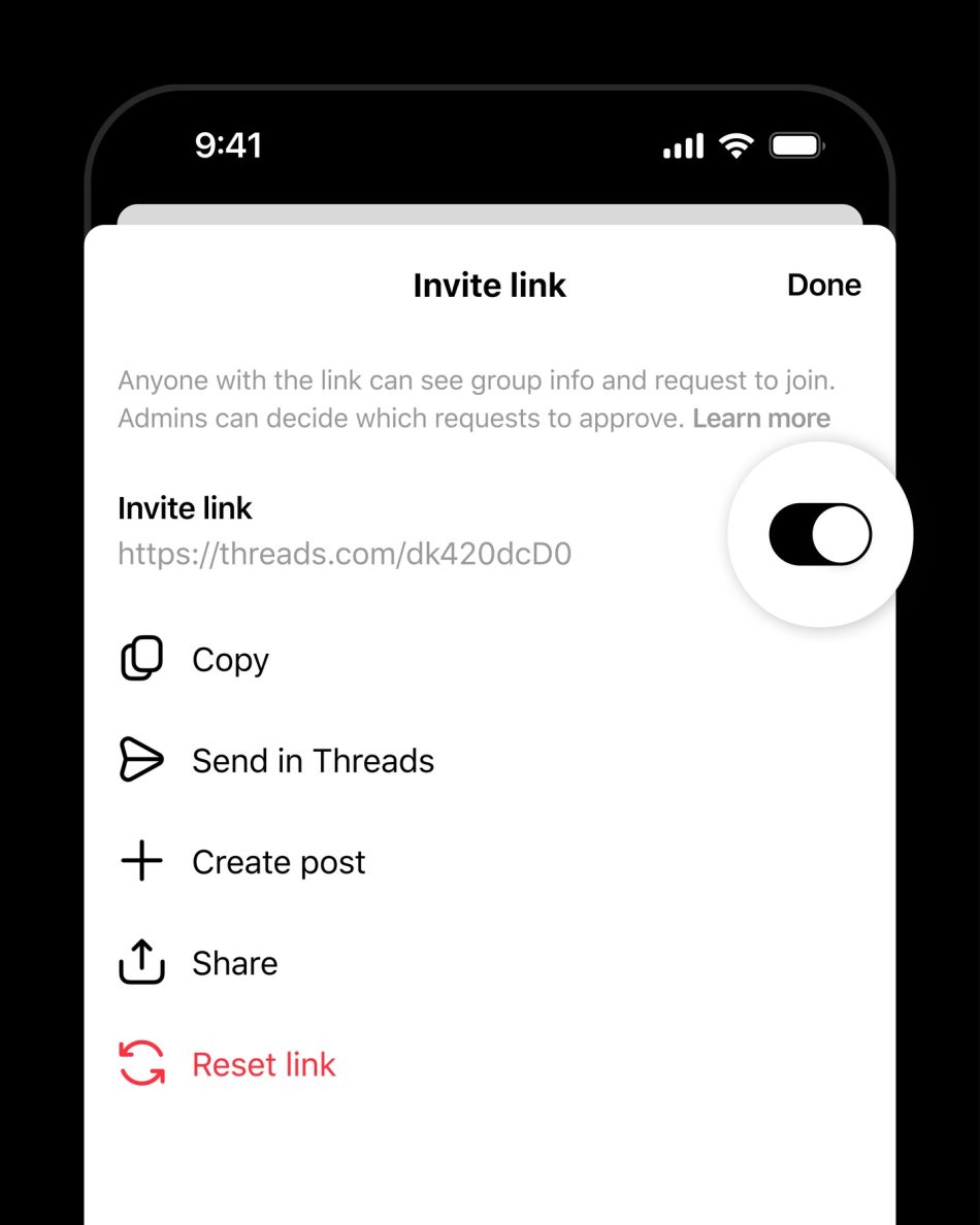 Threads Hadir Dengan Pautan Jemputan Ke Perbualan Berkumpulan
