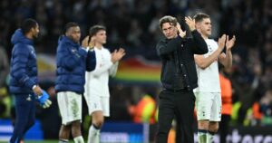 Tottenham's Frank prepared for confident Manchester United