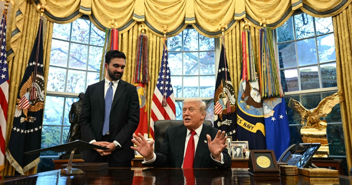 Trump gives warm welcome to New York's mayor-elect Mamdani at White House meeting