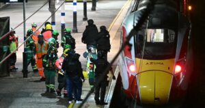 UK police charge man with 10 counts of attempted murder in train attack