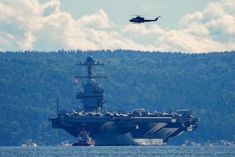 US aircraft carrier moves into Latin America region, officials say