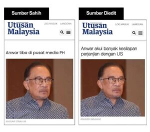 Utusan Malaysia buat laporan polis terhadap hantaran fitnah guna logo akhbar