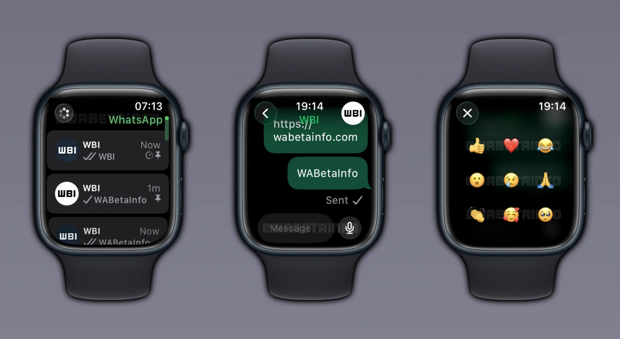 WhatsApp Apple Watch