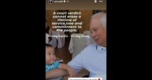 'Court verdict cannot erase lifetime of service,' says Najib's daughter