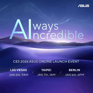 ASUS Akan Memperkenalkan Siri Komputer Riba Yang Dikuasakan Cip Intel Panther Lake Di CES 2026