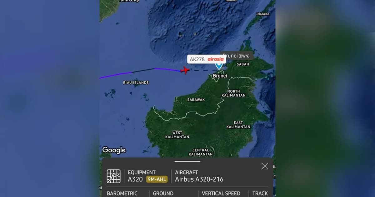 AirAsia flight to Brunei diverted to KK over pressurisation issue
