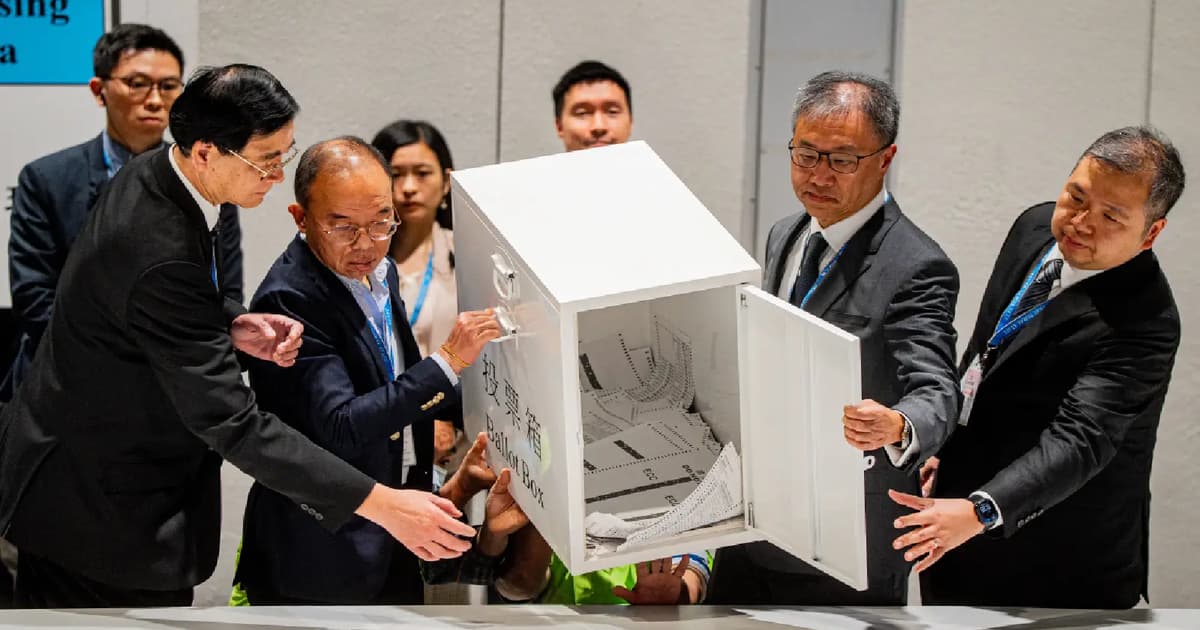 Another lowest turnout ever for HK legislative election