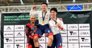 Austral Wheelrace pemanas badan Azizulhasni, Izzah