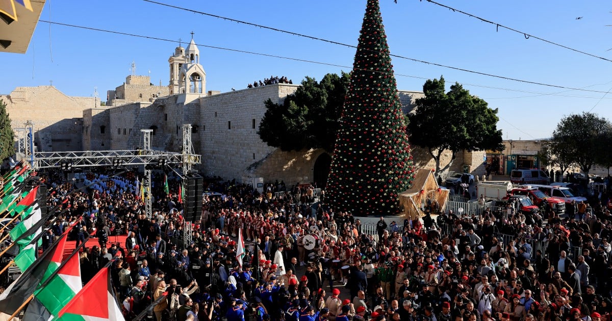 Bethlehem celebrates first festive Christmas since Gaza war