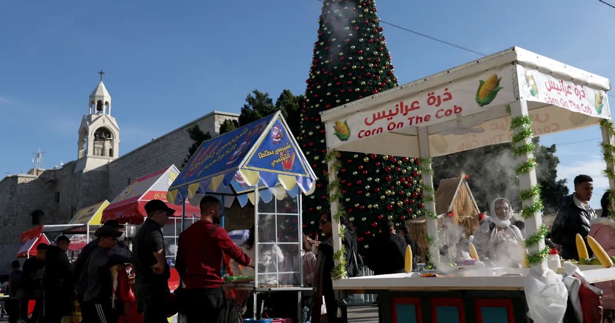Bethlehem celebrates first festive Christmas since Gaza war
