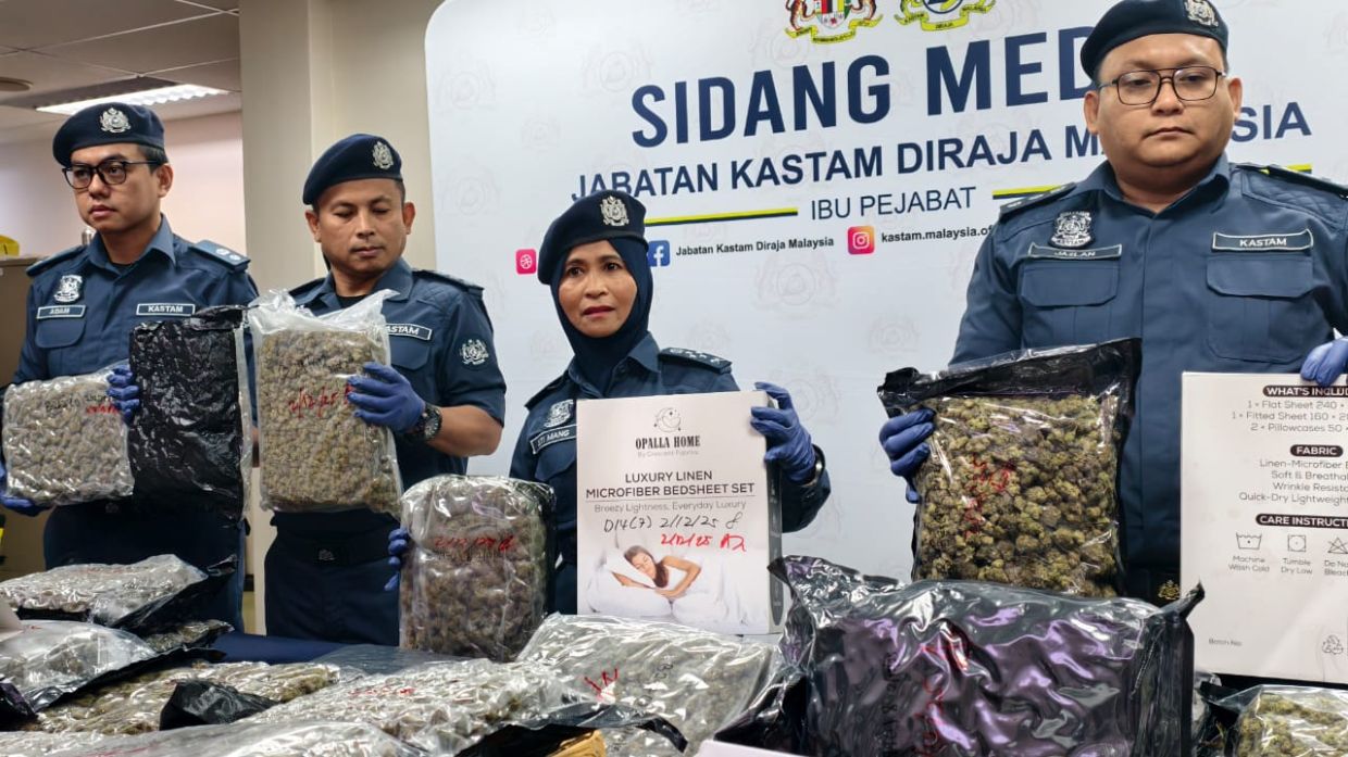 Customs seizes ganja buds worth over RM60mil in Seri Kembangan raid