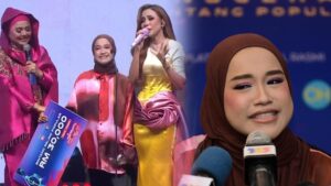 Ernie Zakri serba salah berpakaian ringkas terima trofi, rupanya sudah pulang