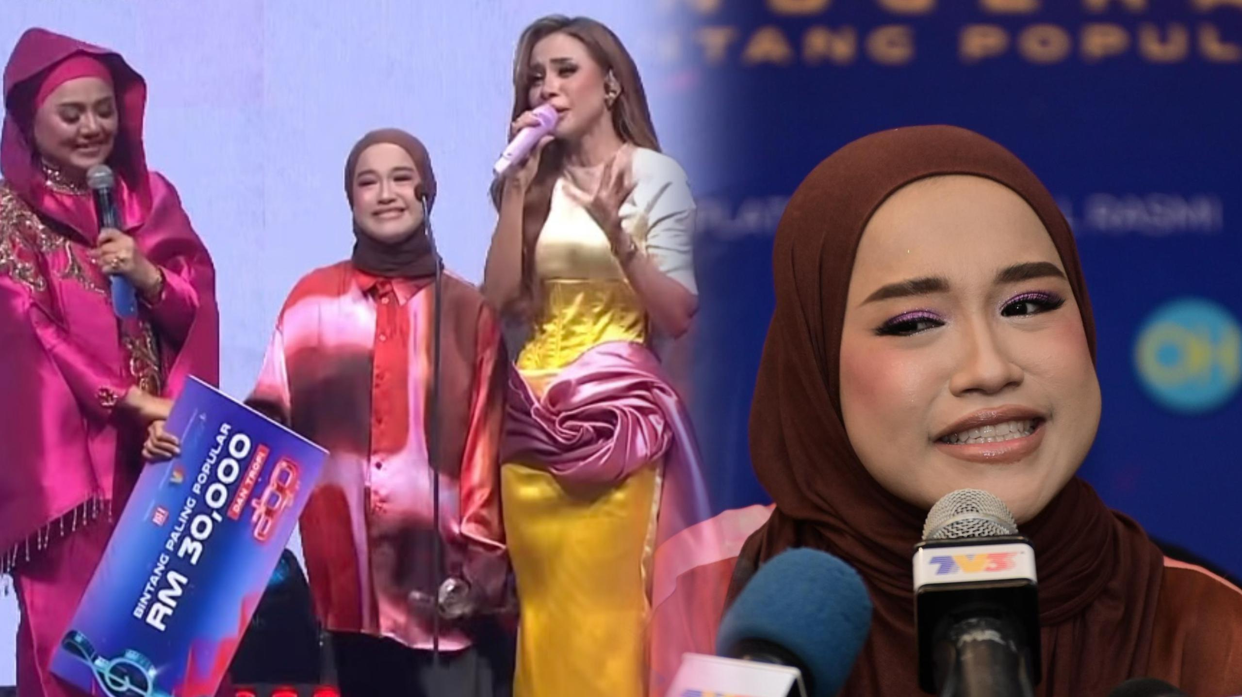 Ernie Zakri serba salah berpakaian ringkas terima trofi, rupanya sudah pulang