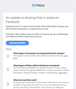 Facebook Akan Mengenakan Bayaran Untuk  Akaun Profesional dan Pages Memuat Naik Pautan