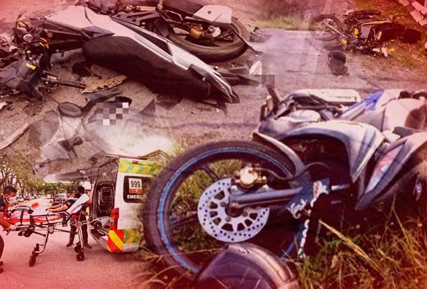 Father killed in crash while on way to pick up child from school in Nilai