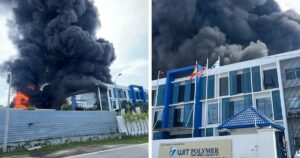 Fire breaks out at plastic factory in Kuala Selangor
