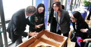 France returns smuggled dinosaur skeleton to Mongolia