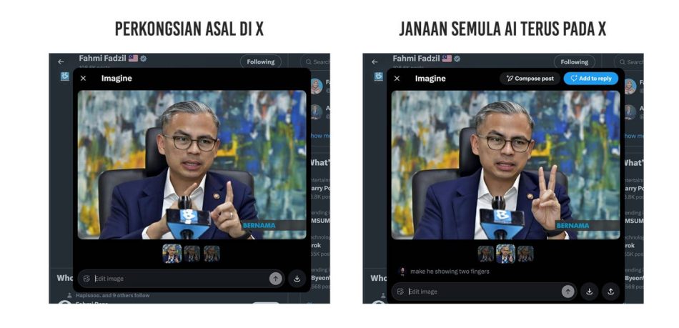 Gambar Yang Dimuat-Naik Ke X Kini Boleh Disunting Dan Dijana Semula Guna AI Oleh Sesiapa Saja