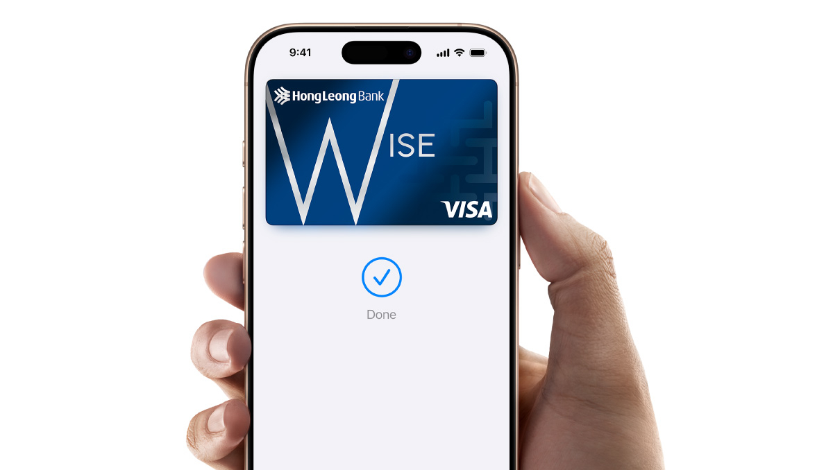 Hong Leong Bank now supports Apple Pay, currently limited to Visa cards