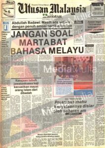 Jangan persoal martabat Bahasa Melayu