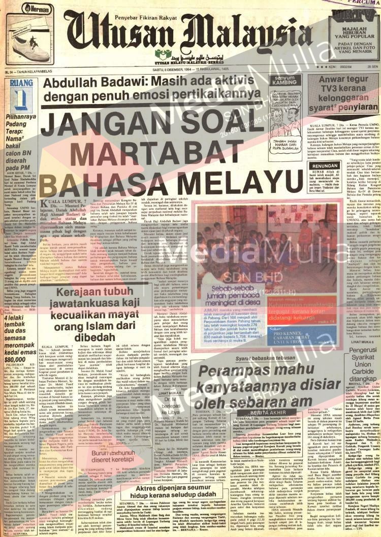 Jangan persoal martabat Bahasa Melayu