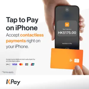 KPay Now Offers Tap to Pay on iPhone for Merchants to Accept Contactless Payments