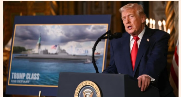 Kapal perang baharu AS dinamakan Trump