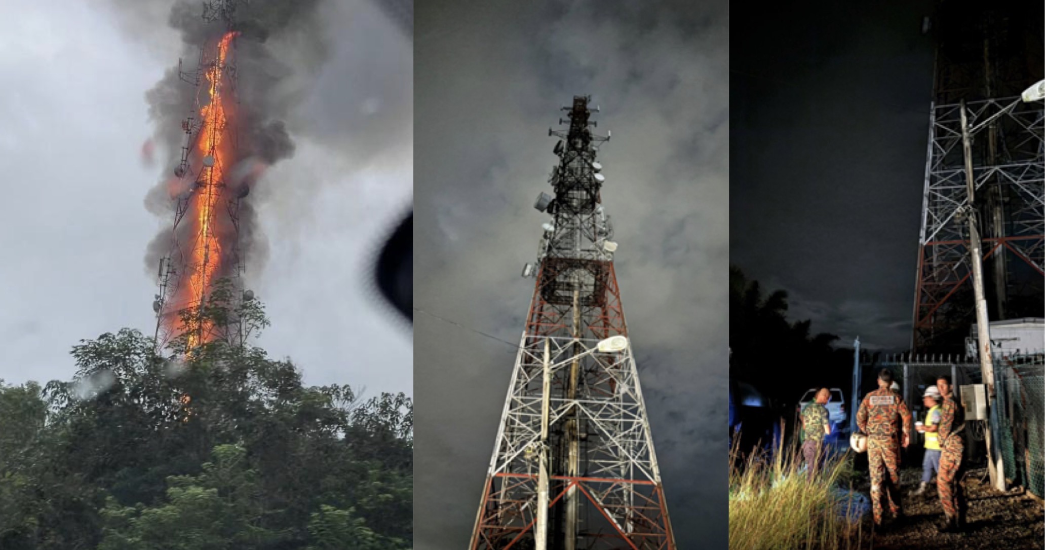 Kuala Kangsar telco tower fire disrupts mobile services for CelcomDigi, Maxis and U Mobile