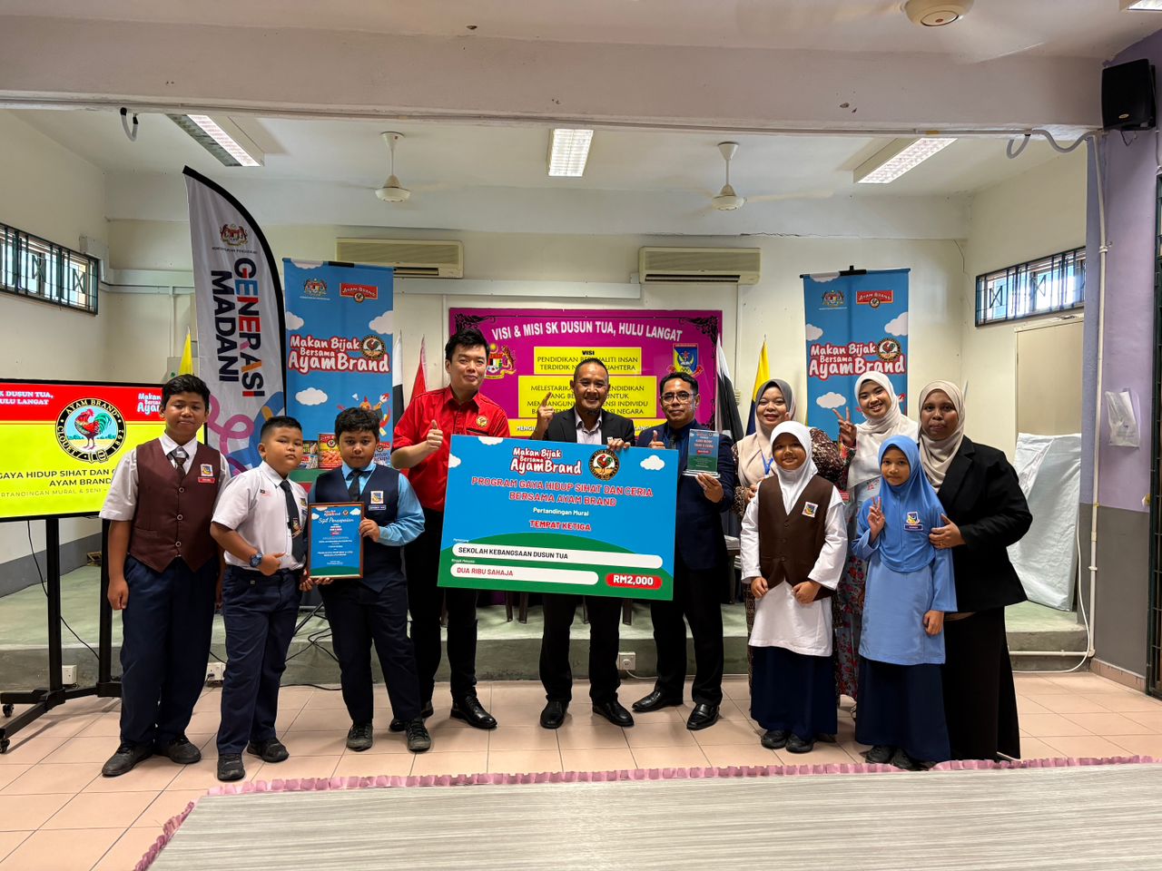 Lebih 6,300 murid sekolah rendah sertai ‘Makan Bijak Bersama Ayam Brand™ 2025'