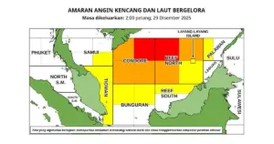 Monsoon surge to bring prolonged heavy rain to Sarawak from Jan 1