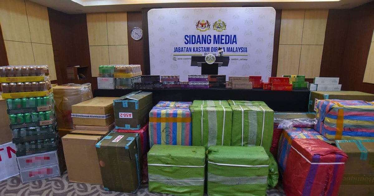 Pahang customs seizes RM16mil worth of smuggled goods in 2025