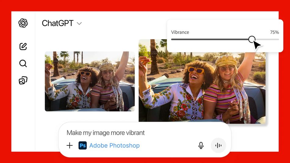 Photoshop, Acrobat dan Adobe Express Kini Diintegrasikan Dalam ChatGPT