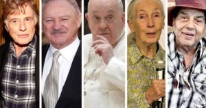 Redford, Goodall, ‘Iceman’, pope, notable deaths of 2025