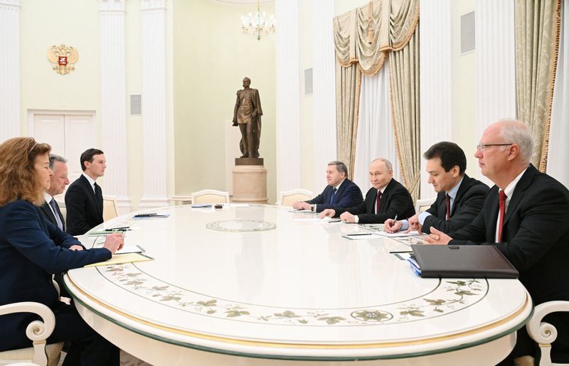 Russia says no Ukraine compromise reached after five-hour Putin talks with Trump envoys