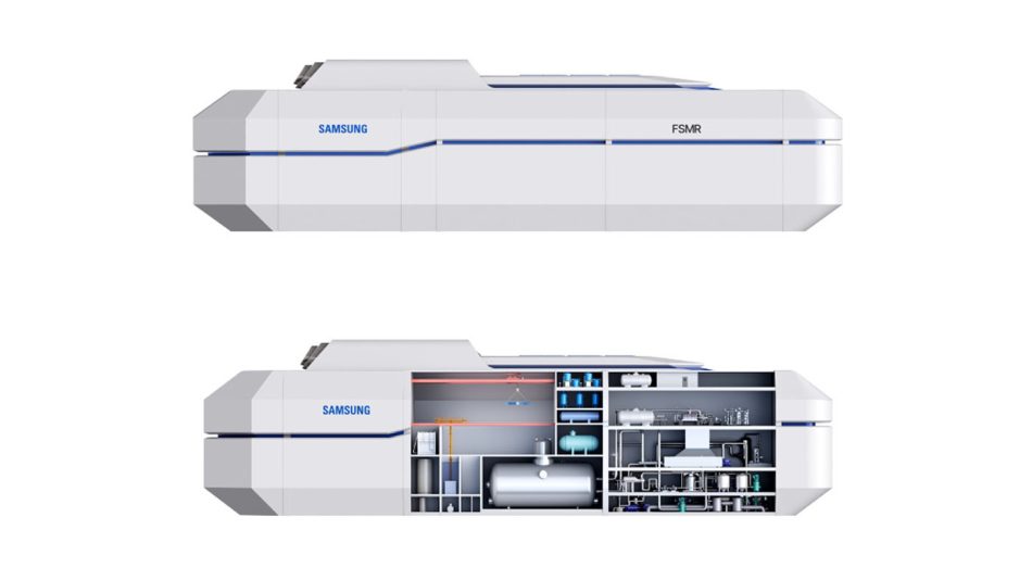 Samsung Membina Reaktor Nuklear Modular Terapung