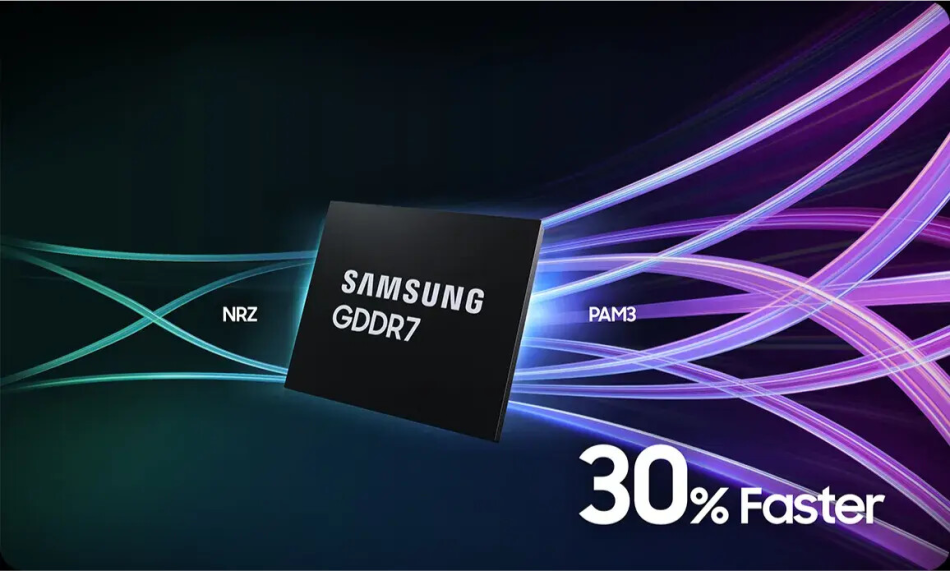 Samsung Mula Menguji Memori 24Gb GDDR7 Dengan Kelajuan 40Gbps
