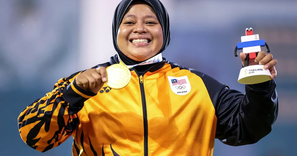Shot put ace sets her sights higher after record-breaking surprise