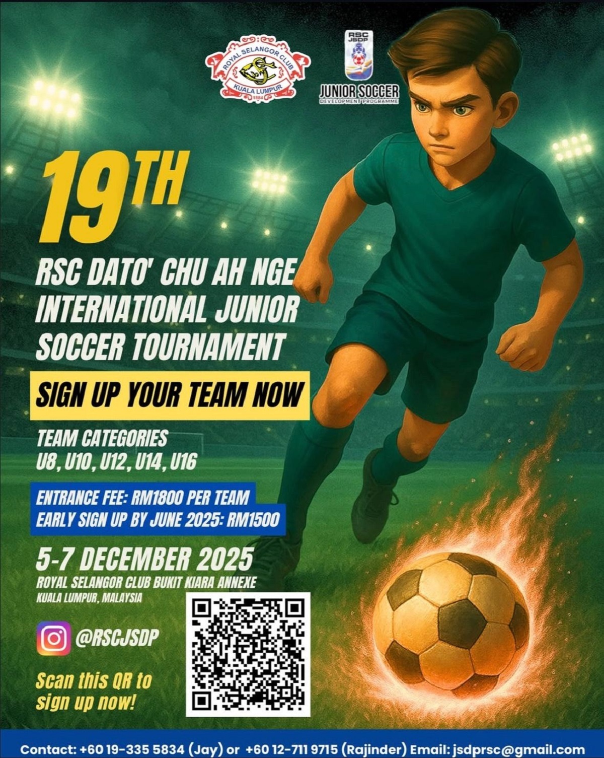 Six nations compete in RSC youth football event