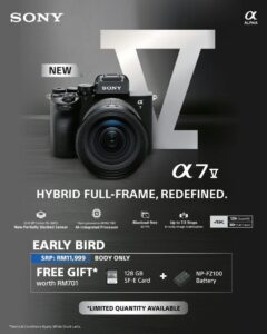 Sony Alpha 7 V Berharga RM11,999 Di Malaysia