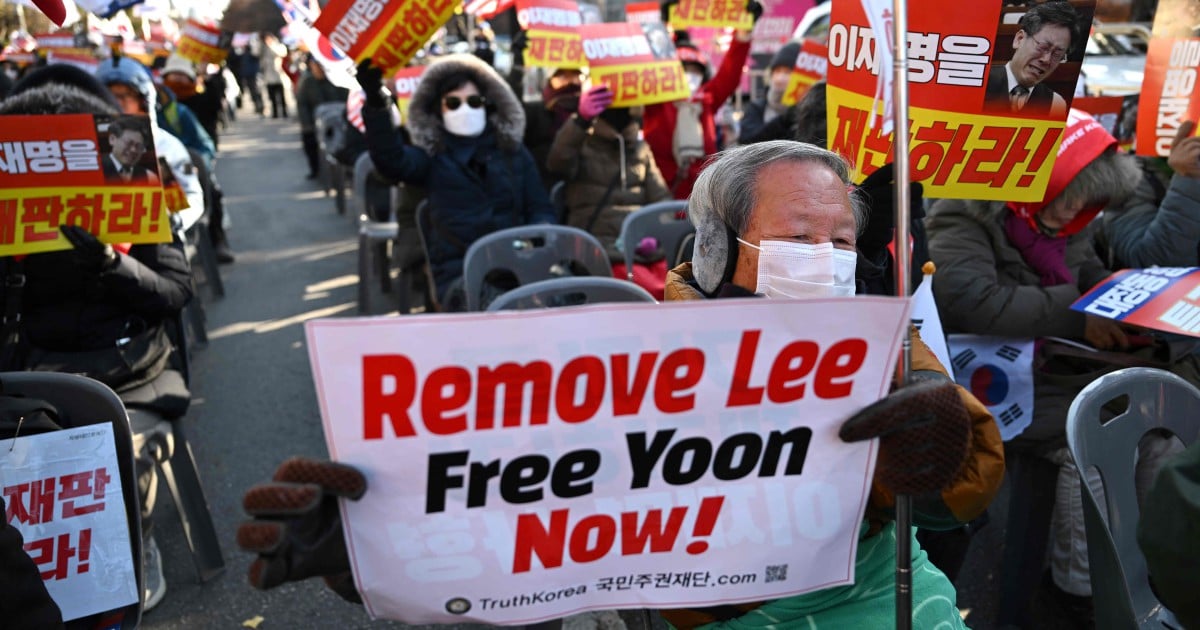 South Korea's ousted leader urges rallies a year after martial law