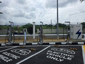 TNB Electron turns on 240kW DC Charger with four bays at Wisma TNB Taiping