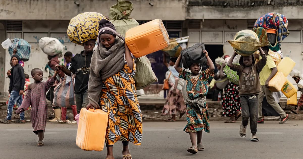 Thousands flee DR Congo fighting as M23 enters key city
