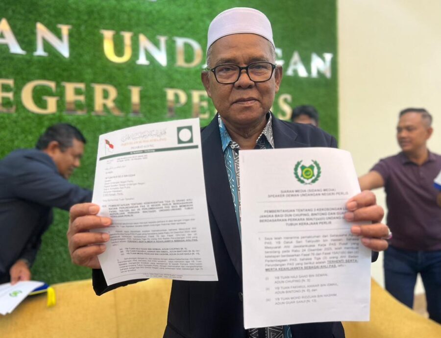 Tiga DUN Perlis diistiharkan kosong, Speaker mohon PRK