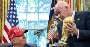 Trump lauds Infantino for 'record breaking' World Cup