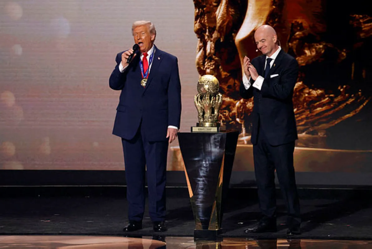 Trump receives FIFA inaugural peace prize at World Cup draw