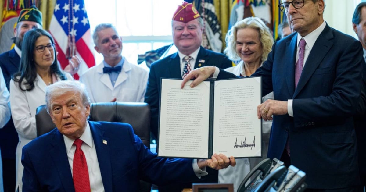 Trump signs order reclassifying marijuana as less dangerous