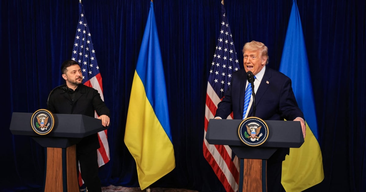 US and Ukraine 'a lot closer' on peace deal, Trump says after meeting with Zelenskyy